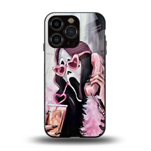 Killer Chiller back phone cover | glass case for iphone 13 pro