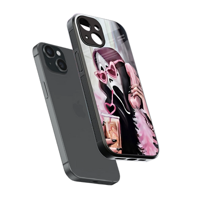 Killer Chiller sleek iphone 14 cover with tempered glass back and TPU edges