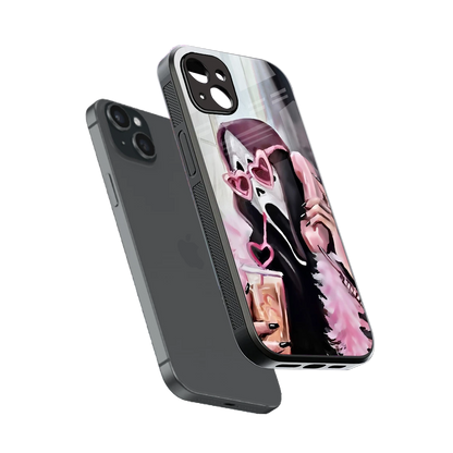 Killer Chiller sleek iphone 15 plus cover with tempered glass back and TPU edges
