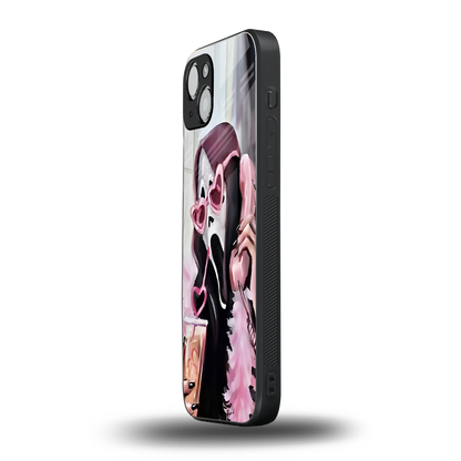 Killer Chiller iphone 15 plus mobile cover | shockproof glass phone case