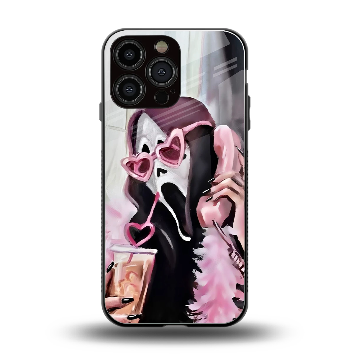 Killer Chiller back phone cover | glass case for iphone 15 pro max