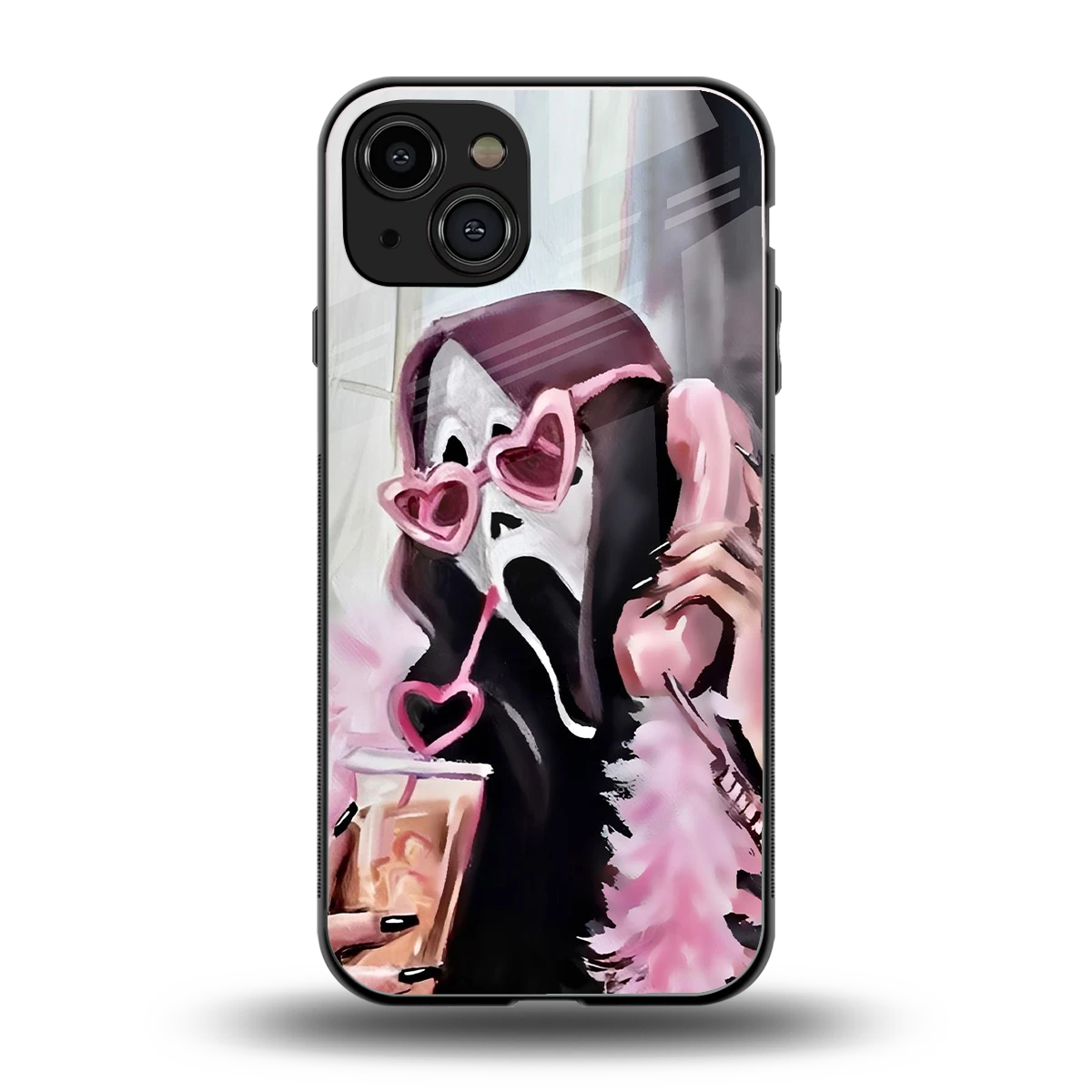 Killer Chiller back phone cover | glass case for iphone 15