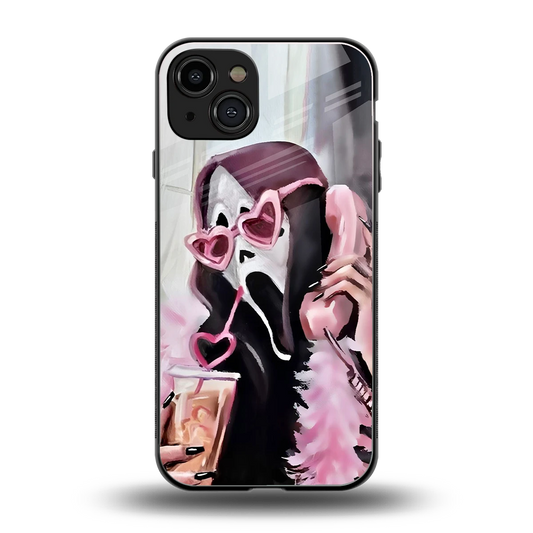 Killer Chiller back phone cover | glass case for iphone 15