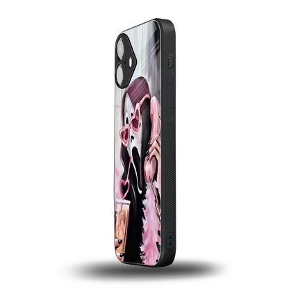 Killer Chiller iphone 16 plus mobile cover | shockproof glass phone case