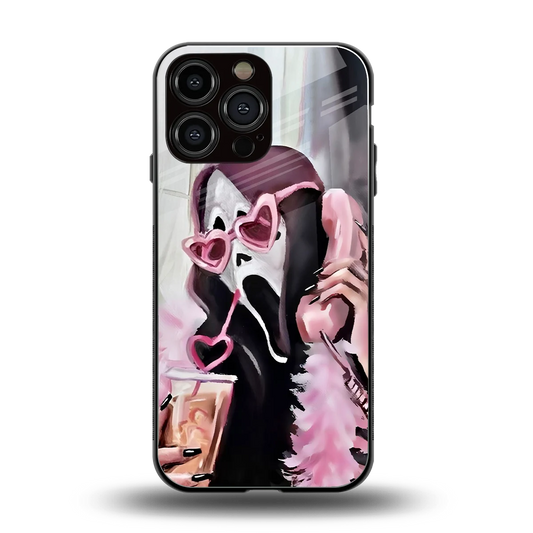 Killer Chiller back phone cover | glass case for iphone 16 pro max