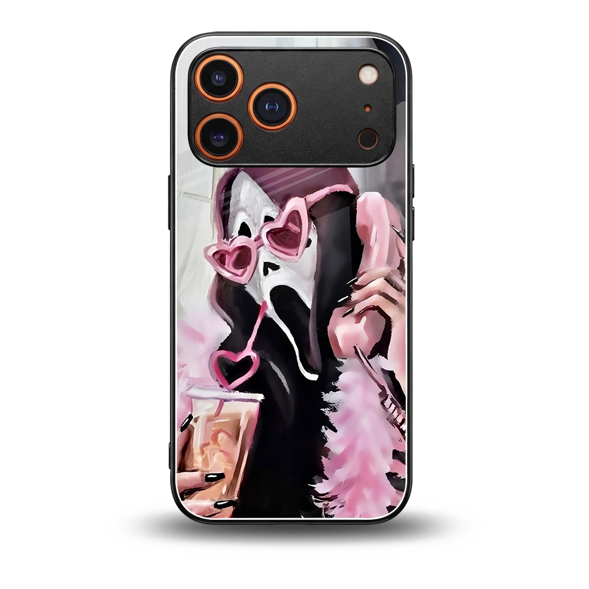 Killer Chiller back phone cover | glass case for iphone 17 pro max