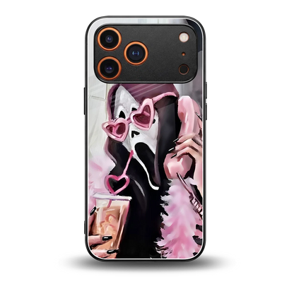 Killer Chiller back phone cover | glass case for iphone 17 pro max