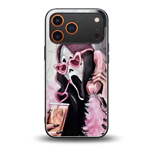 Killer Chiller back phone cover | glass case for iphone 17 pro max