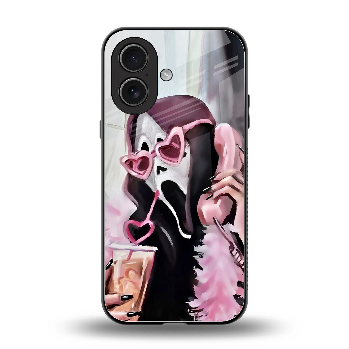 Killer Chiller back phone cover | glass case for iphone 17