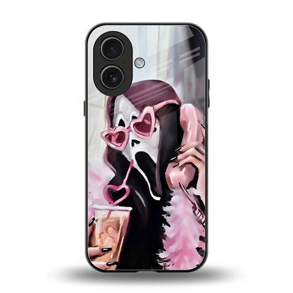 Killer Chiller back phone cover | glass case for iphone 17