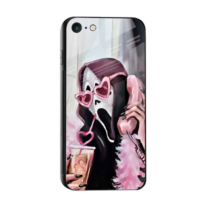 Killer Chiller sleek iphone 7 cover with tempered glass back and TPU edges