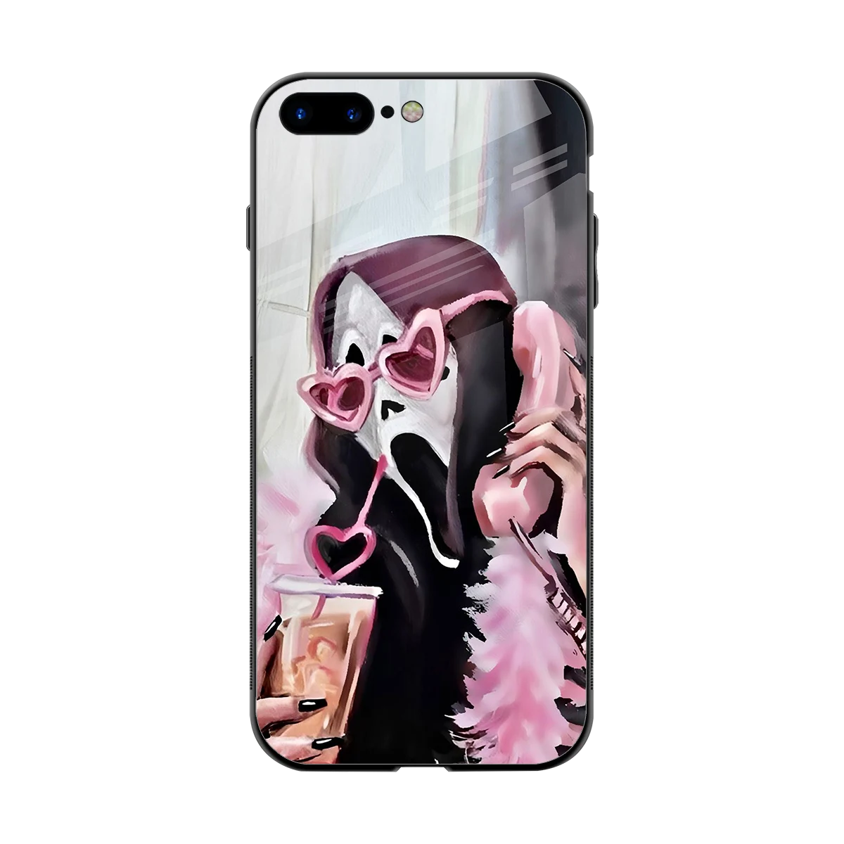 Killer Chiller back phone cover | glass case for iphone 8 plus