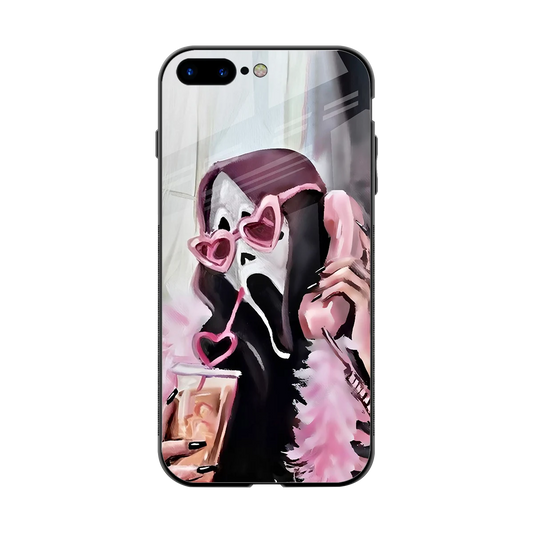 Killer Chiller back phone cover | glass case for iphone 8 plus