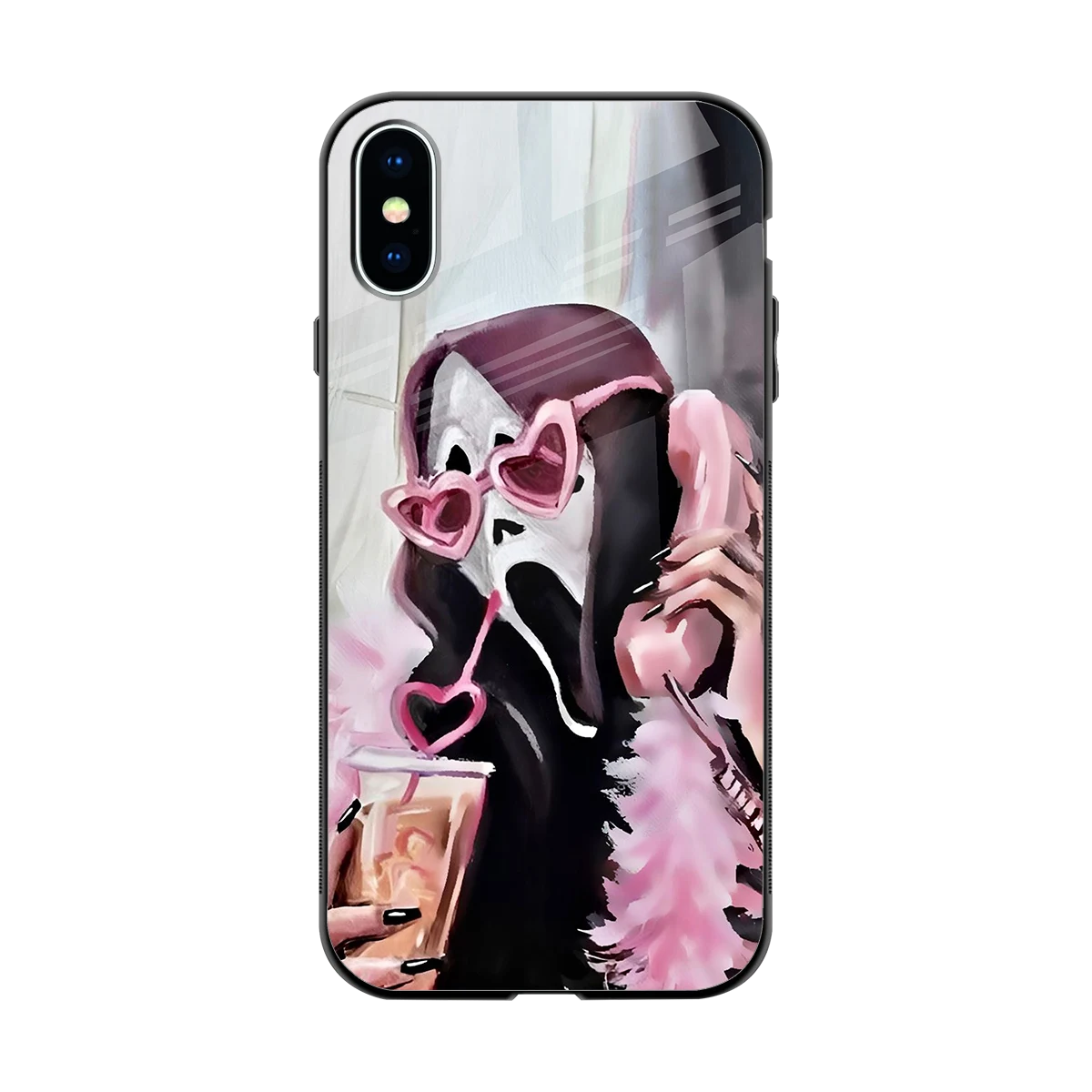 Killer Chiller back phone cover | glass case for iphone x