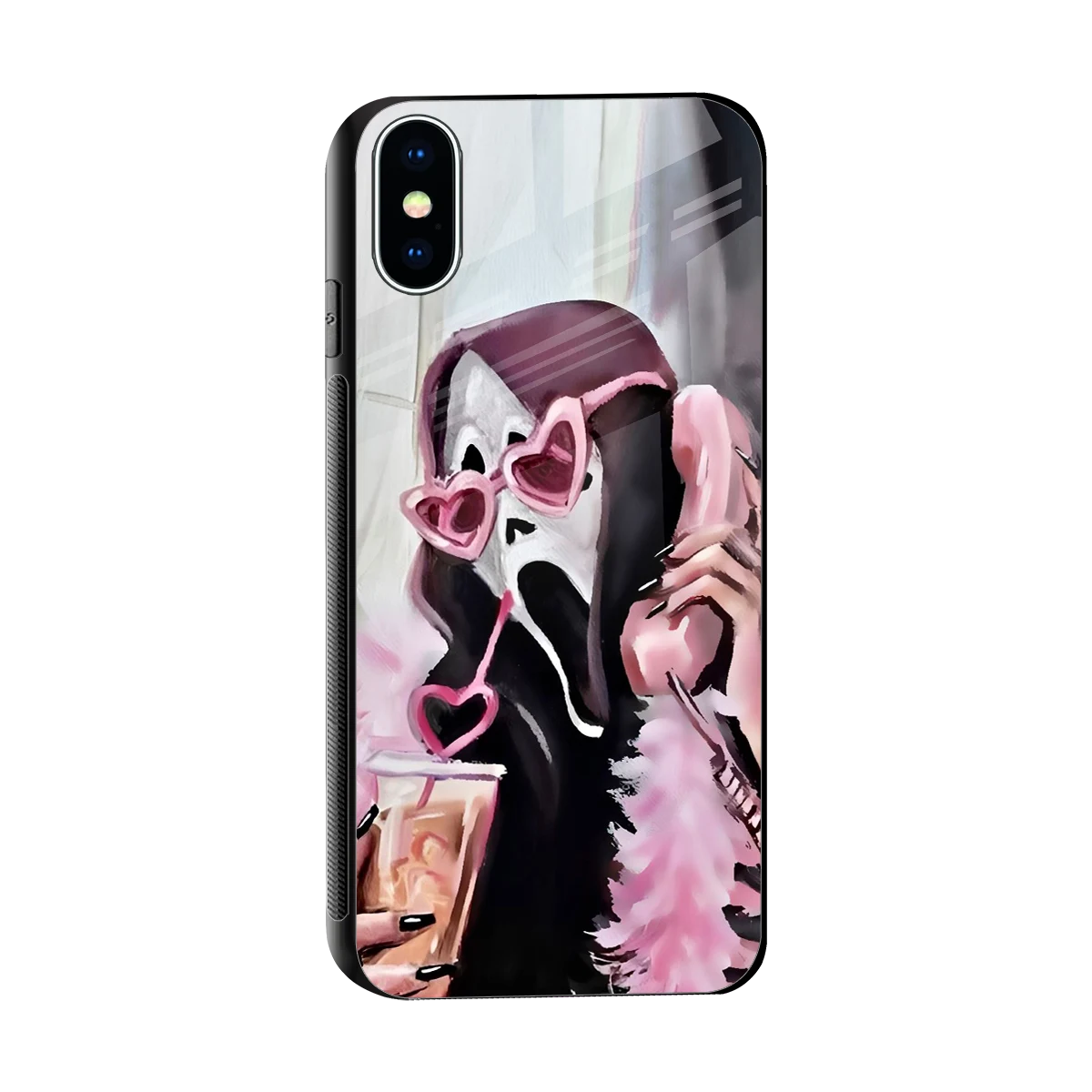 Killer Chiller sleek iphone x cover with tempered glass back and TPU edges