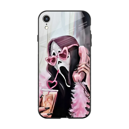 Killer Chiller back phone cover | glass case for iphone xr