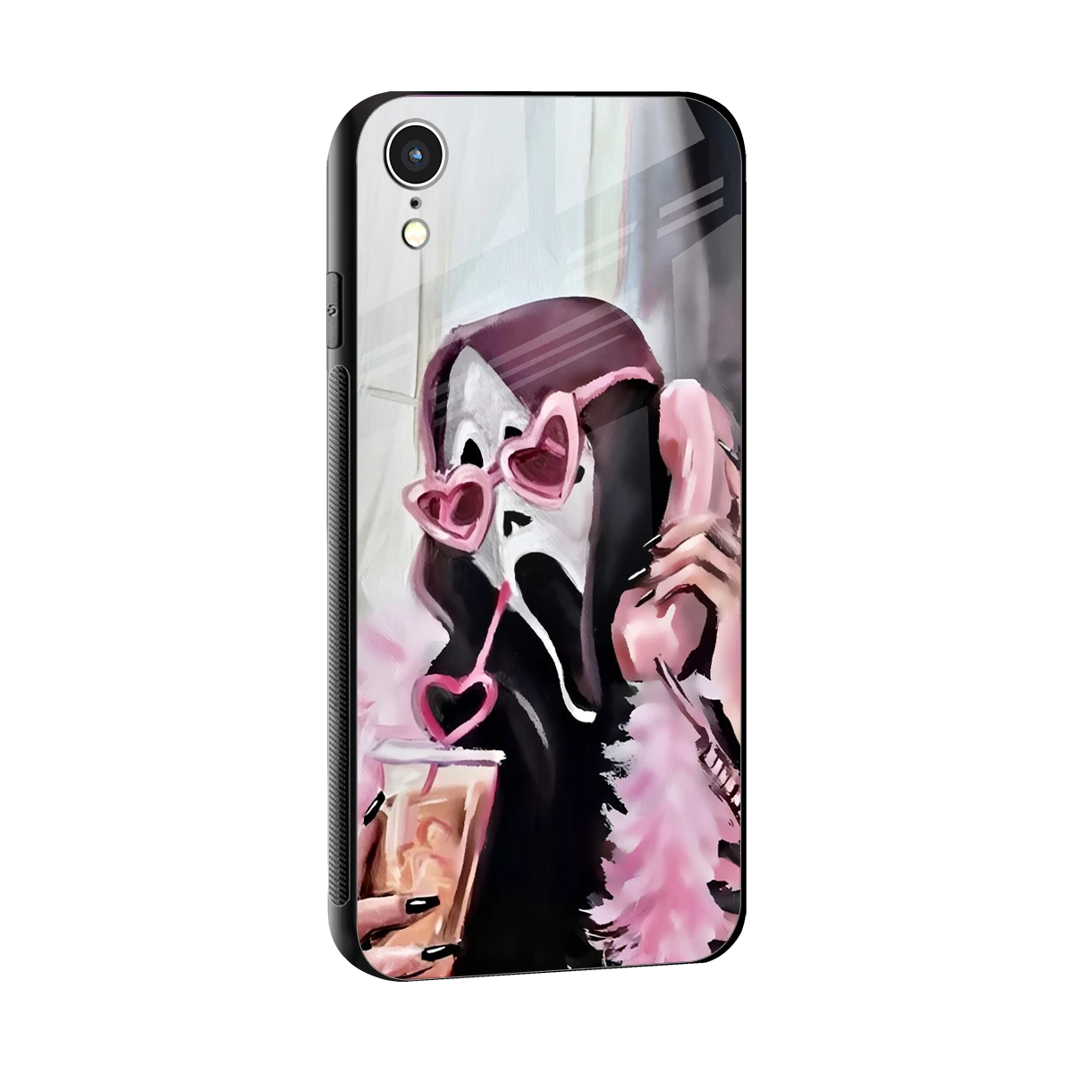 Killer Chiller sleek iphone xr cover with tempered glass back and TPU edges