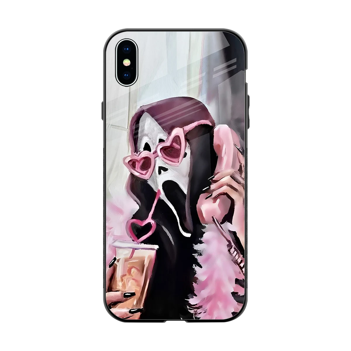 Killer Chiller back phone cover | glass case for iphone xs max