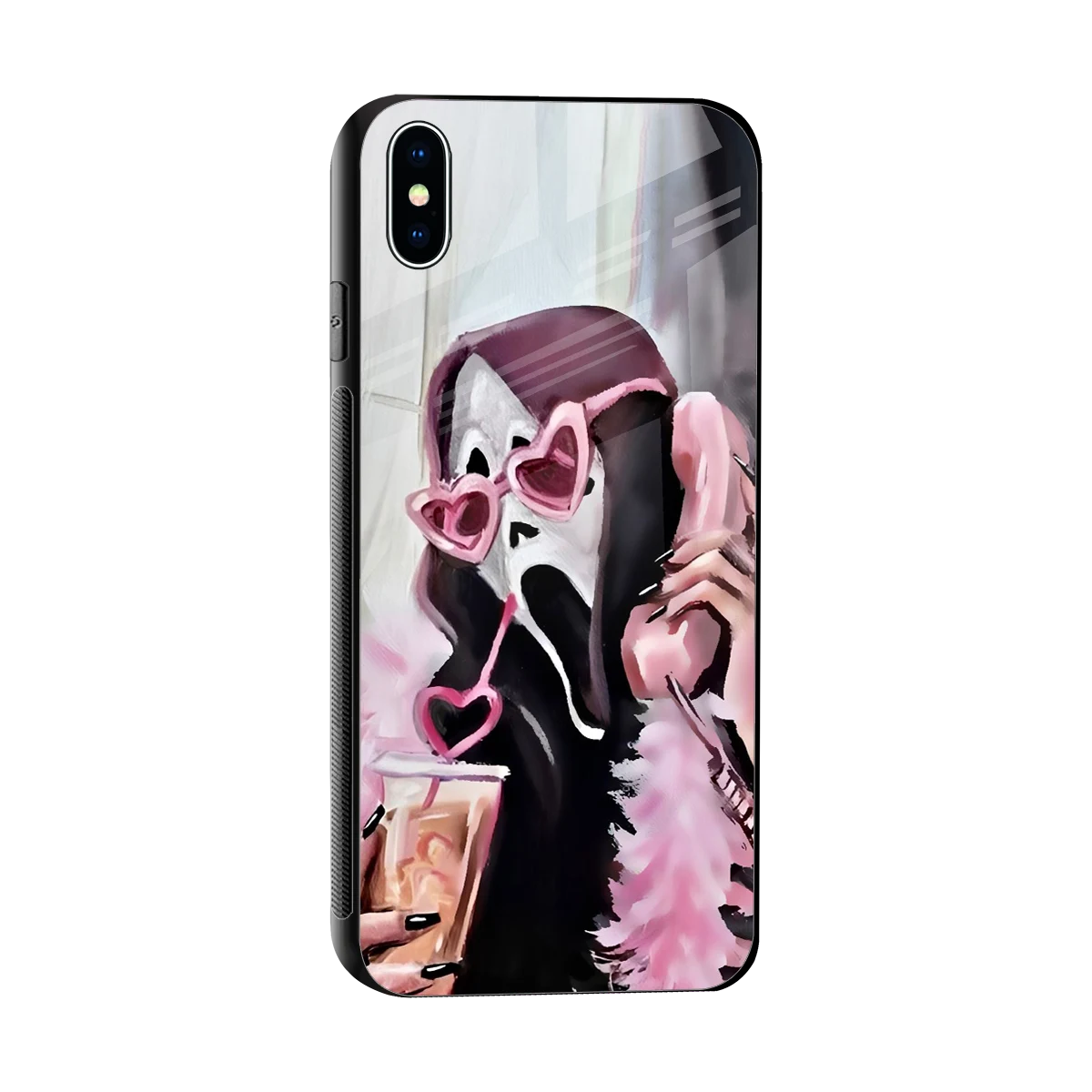 Killer Chiller sleek iphone xs max cover with tempered glass back and TPU edges