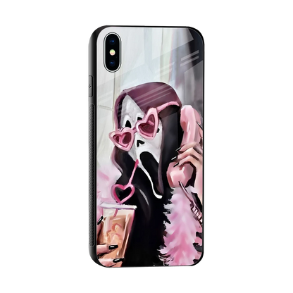 Killer Chiller sleek iphone xs max cover with tempered glass back and TPU edges