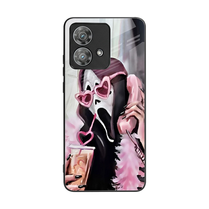Killer Chiller back phone cover | glass case for motorola edge 40 neo 5g