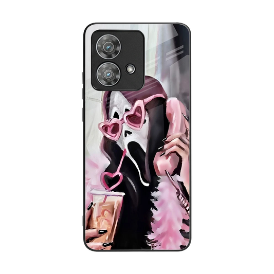 Killer Chiller back phone cover | glass case for motorola edge 40 neo 5g