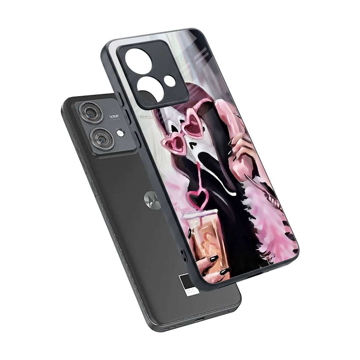 Killer Chiller sleek motorola edge 40 neo 5g cover with tempered glass back and TPU edges