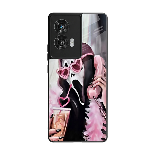 Killer Chiller back phone cover | glass case for motorola edge 50 fusion