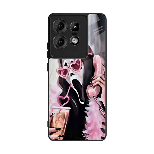 Killer Chiller back phone cover | glass case for motorola edge 50 pro