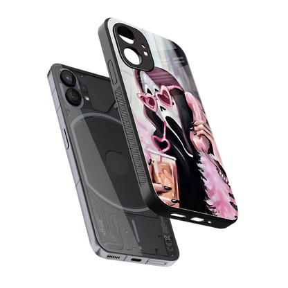 Killer Chiller sleek nothing phone 1 cover with tempered glass back and TPU edges