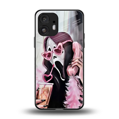 Killer Chiller back phone cover | glass case for nothing phone 2