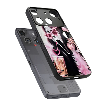 Killer Chiller sleek nothing phone 3 cover with tempered glass back and TPU edges