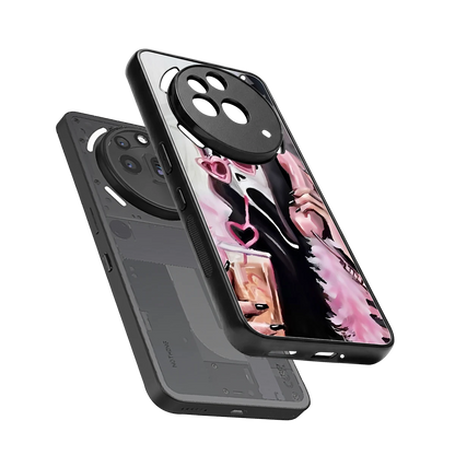 Killer Chiller sleek nothing phone 3a pro cover with tempered glass back and TPU edges
