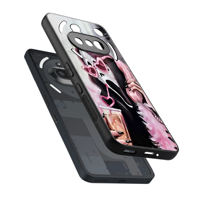 Killer Chiller sleek nothing phone 3a cover with tempered glass back and TPU edges