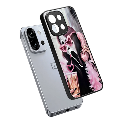 Killer Chiller sleek oneplus 13s cover with tempered glass back and TPU edges