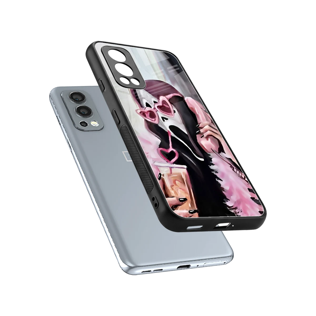 Killer Chiller sleek oneplus nord 2 cover with tempered glass back and TPU edges