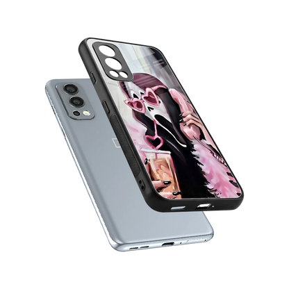 Killer Chiller sleek oneplus nord 2 cover with tempered glass back and TPU edges