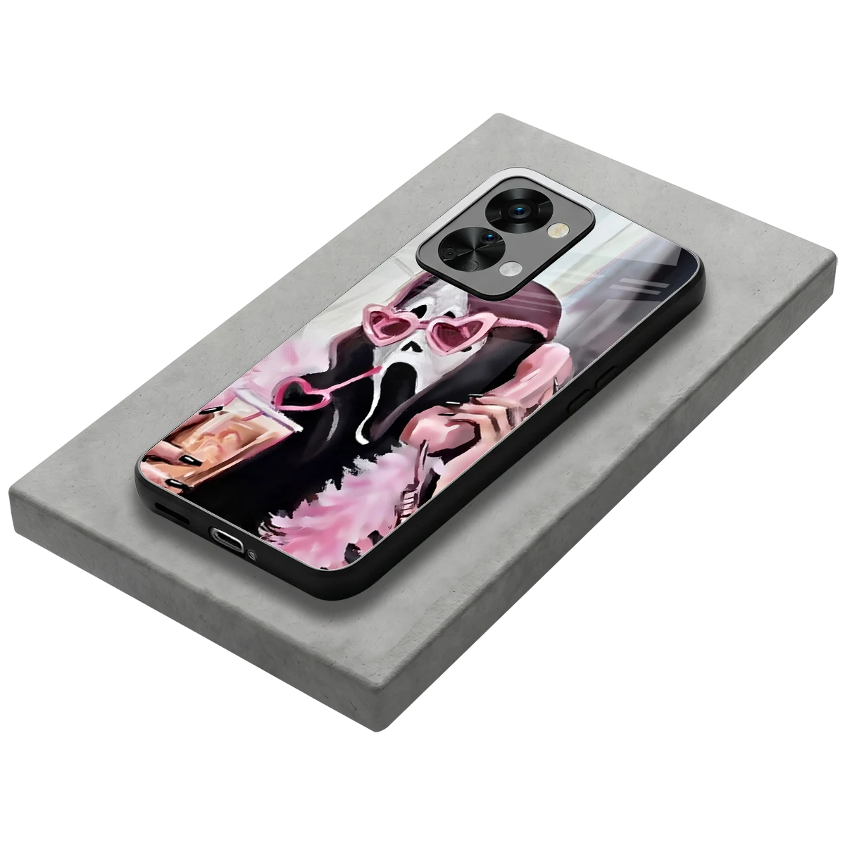 Killer Chiller stylish phone case for oneplus nord 2t | glossy glass and slim fit