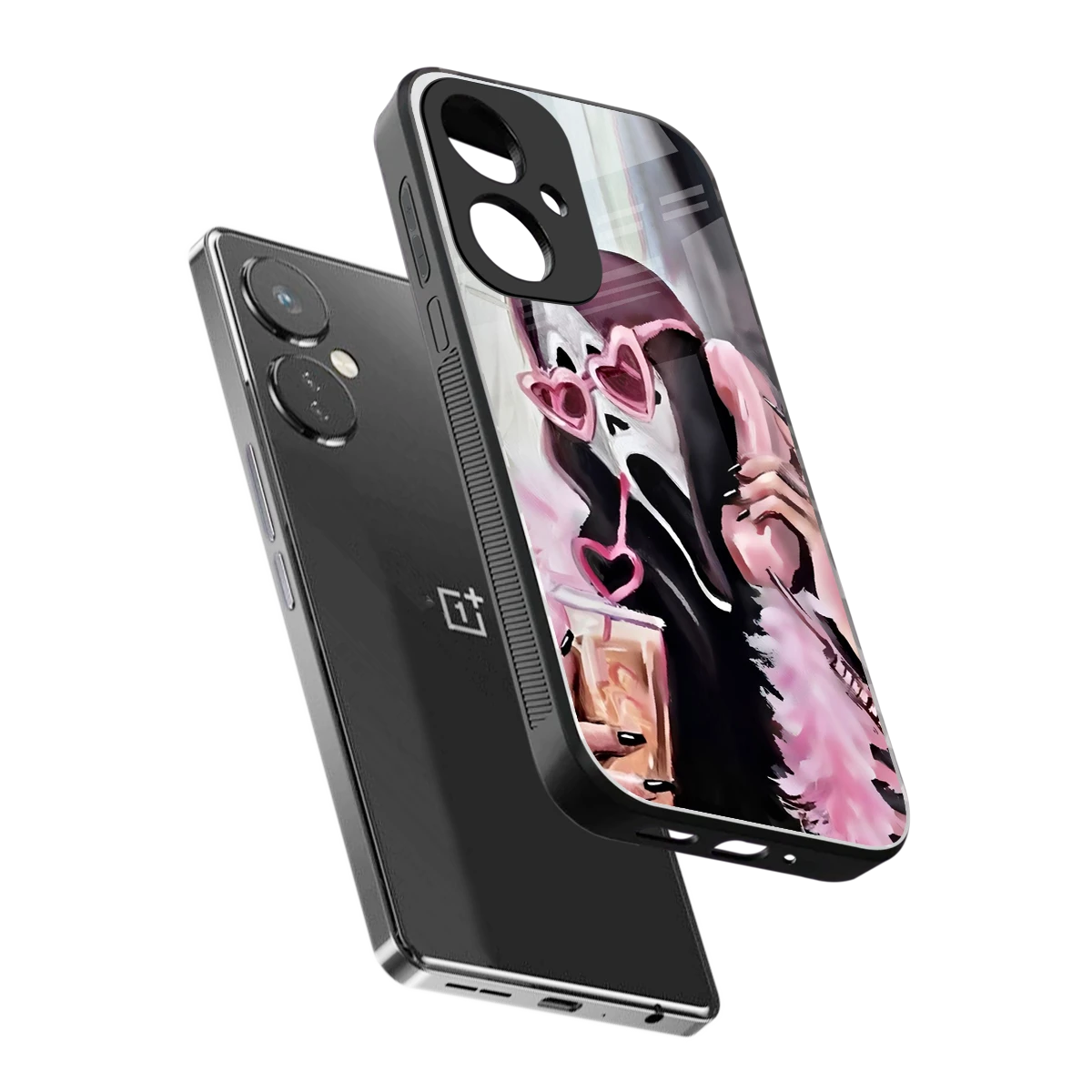 Killer Chiller sleek oneplus nord ce 3 cover with tempered glass back and TPU edges