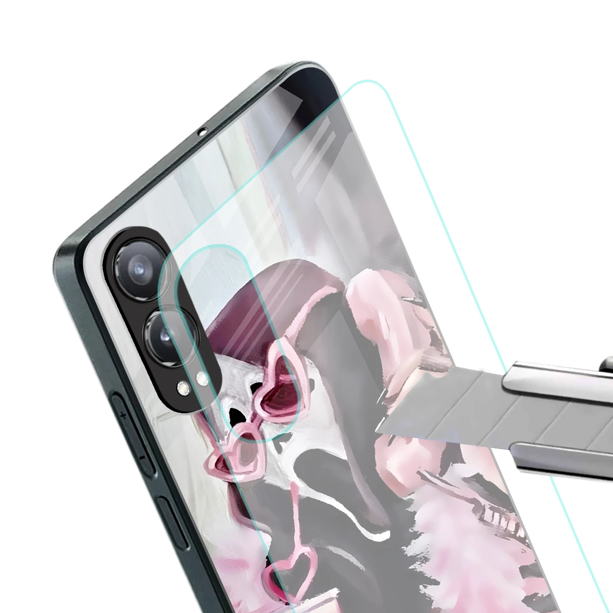 Killer Chiller stylish phone case for oneplus nord ce 4 lite | glossy glass and slim fit