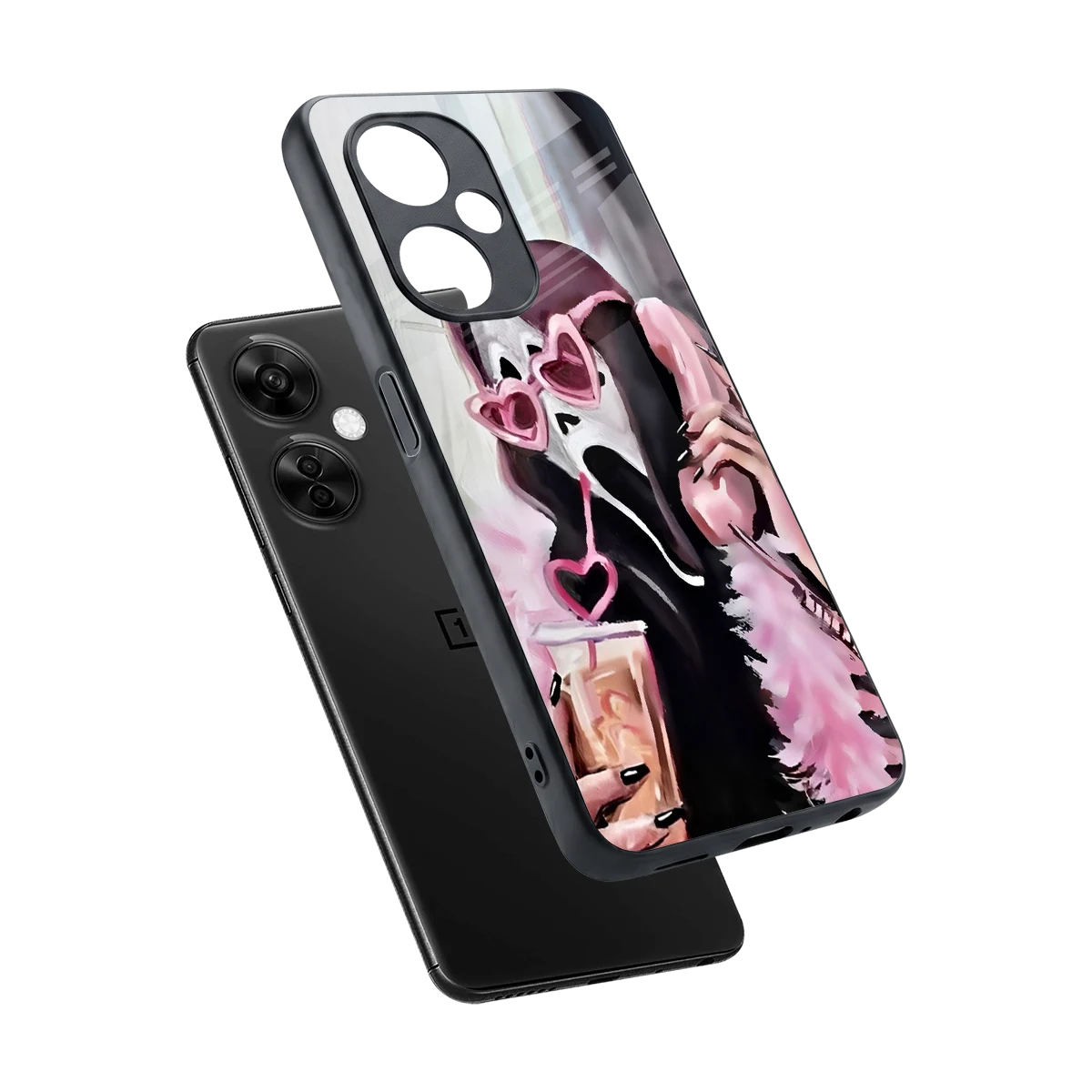 Killer Chiller sleek oneplus nord ce 3 lite cover with tempered glass back and TPU edges