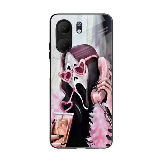 Killer Chiller back phone cover | glass case for oppo a5x 5g