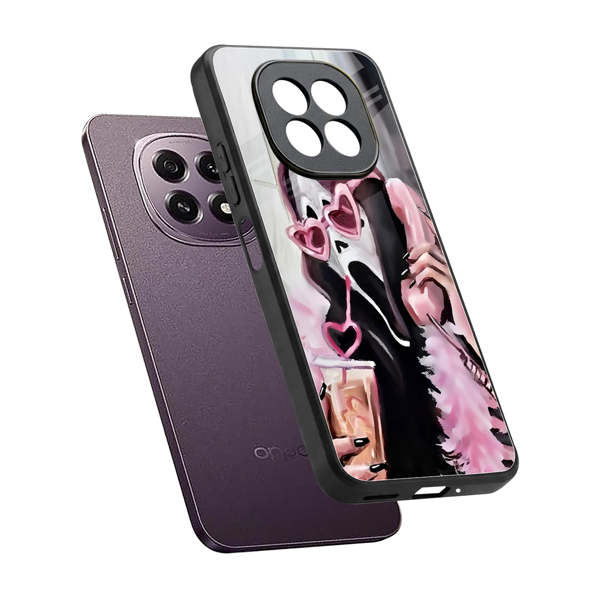 Killer Chiller sleek oppo f29 5g cover with tempered glass back and TPU edges