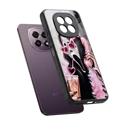 Killer Chiller sleek oppo f29 5g cover with tempered glass back and TPU edges