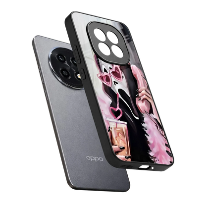 Killer Chiller sleek oppo f29 pro 5g cover with tempered glass back and TPU edges