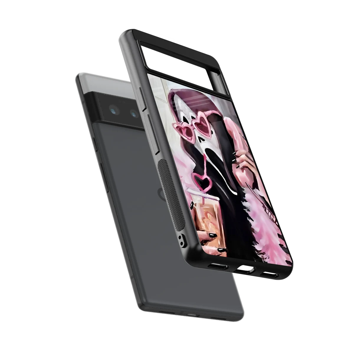 Killer Chiller sleek google pixel 6 pro cover with tempered glass back and TPU edges