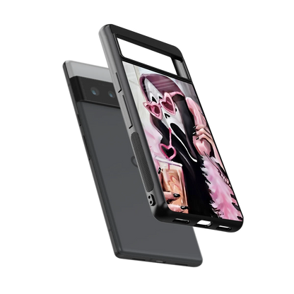 Killer Chiller sleek google pixel 6 pro cover with tempered glass back and TPU edges