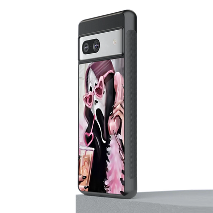 Killer Chiller stylish phone case for google pixel 7 | glossy glass and slim fit