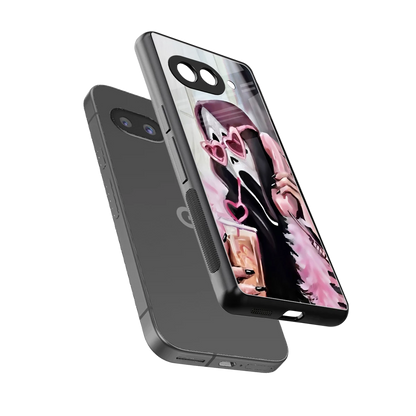 Killer Chiller sleek google pixel 10a cover with tempered glass back and TPU edges