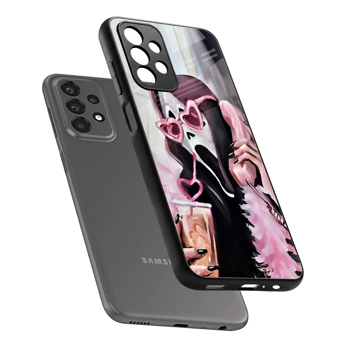 Killer Chiller sleek samsung galaxy a23 cover with tempered glass back and TPU edges